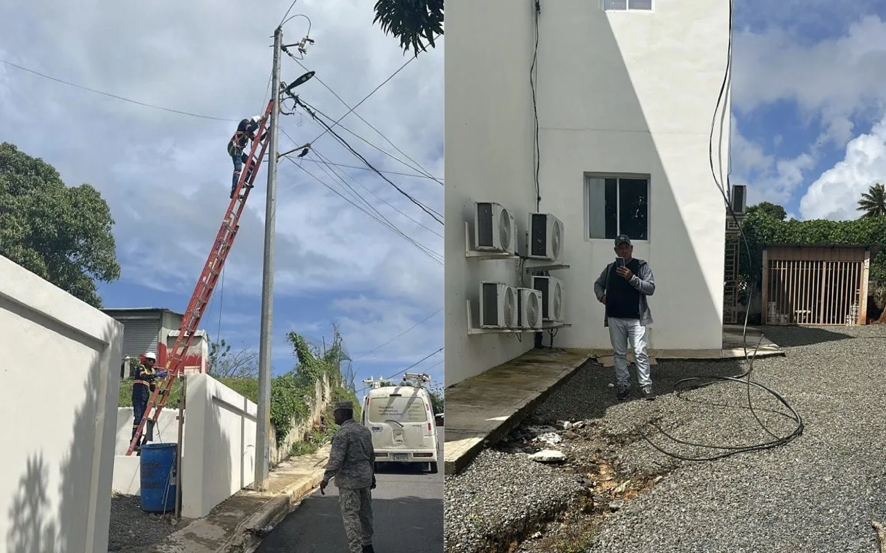 Edeeste desmantela conexión irregular en el Ayuntamiento de El Cedro de Miches y en residencia de la alcaldesa