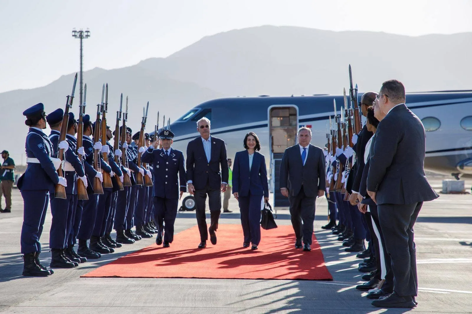 Presidente Abinader llegó a Chile para la investidura del presidente José Antonio Kast