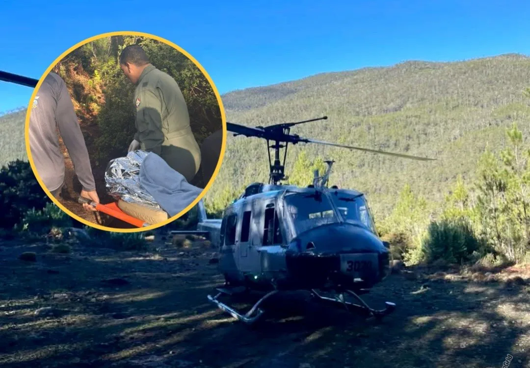Fuerza Aérea de República Dominicana rescata turistas en el Pico Duarte en apoyo al COE y la DAEH