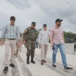 Ministro de Defensa supervisa avances de la verja perimetral fronteriza en la zona norte