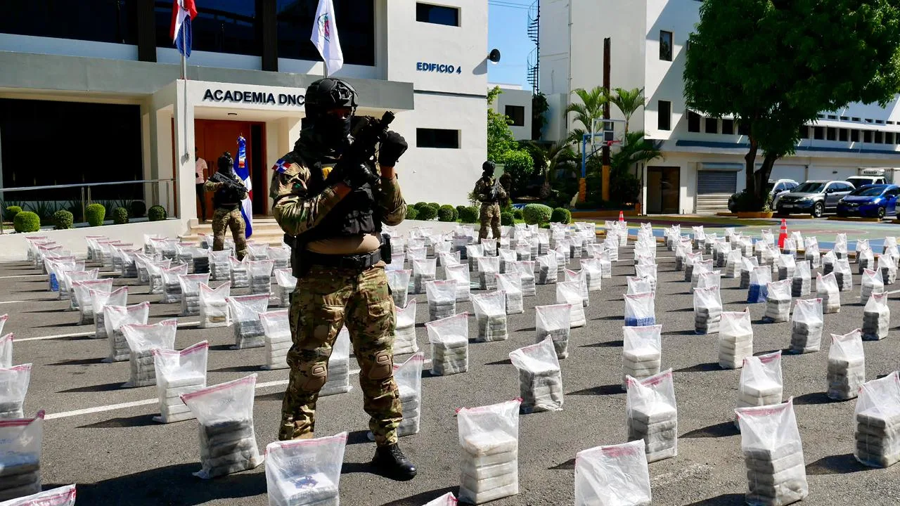 Cargamento incautado este sábado figura entre los mayores alijos decomisados en República Dominicana