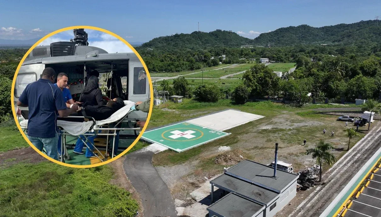 Helipuerto de La Vega fue clave para rescate a paciente sufrió lesión en Pico Duarte