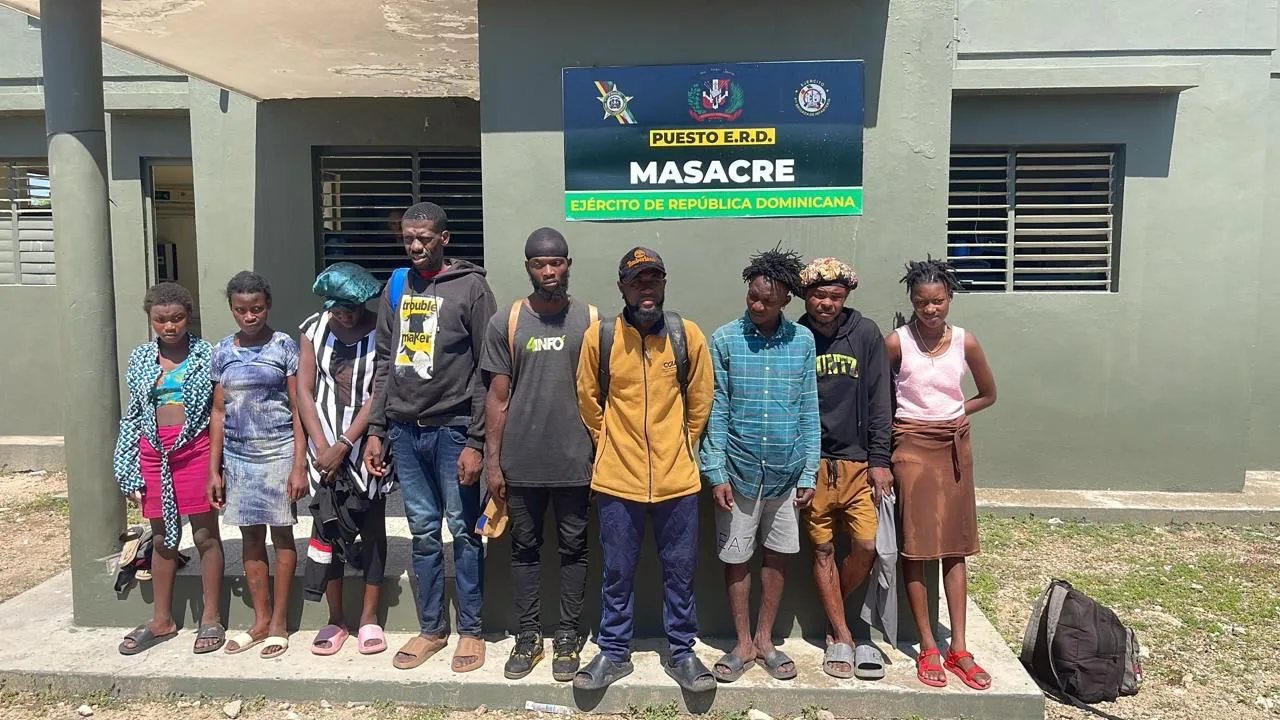 En operativos realizados en Dajabón y Montecristi detienen a un grupo de haitianos indocumentados