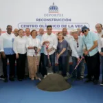 Ministro Kelvin Cruz inicia reconstrucción del Centro Olímpico de La Vega con fondos recuperados de la corrupción