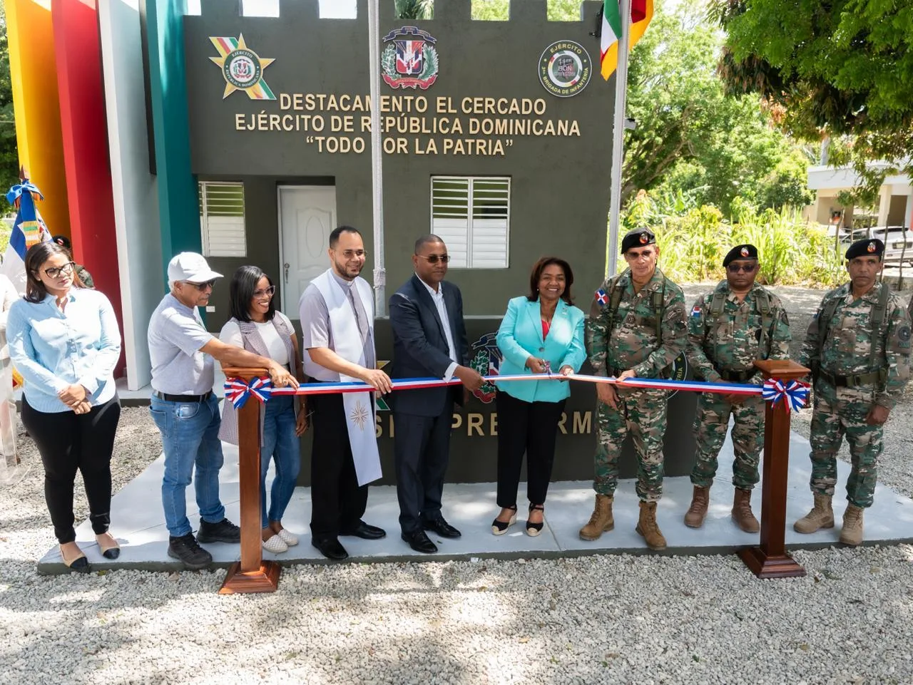 Ejército remodela destacamento en El Cercado para fortalecer la seguridad y la capacidad operativa en San Juan
