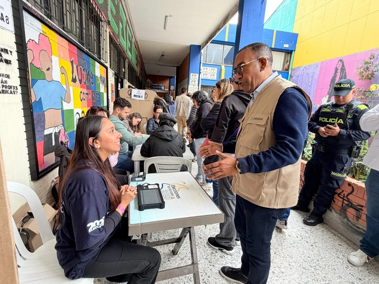 Víctor Pichardo destaca fortaleza democrática de Colombia durante misión de observación electoral de la COPPPAL