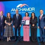 Primera dama Raquel Arbaje resalta las alianzas y la corresponsabilidad como claves para el desarrollo en almuerzo de AMCHAMDR