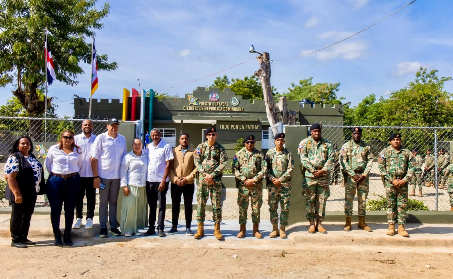Ejército reinaugura puesto militar en Guayabal para fortalecer la seguridad fronteriza en Elías Piña