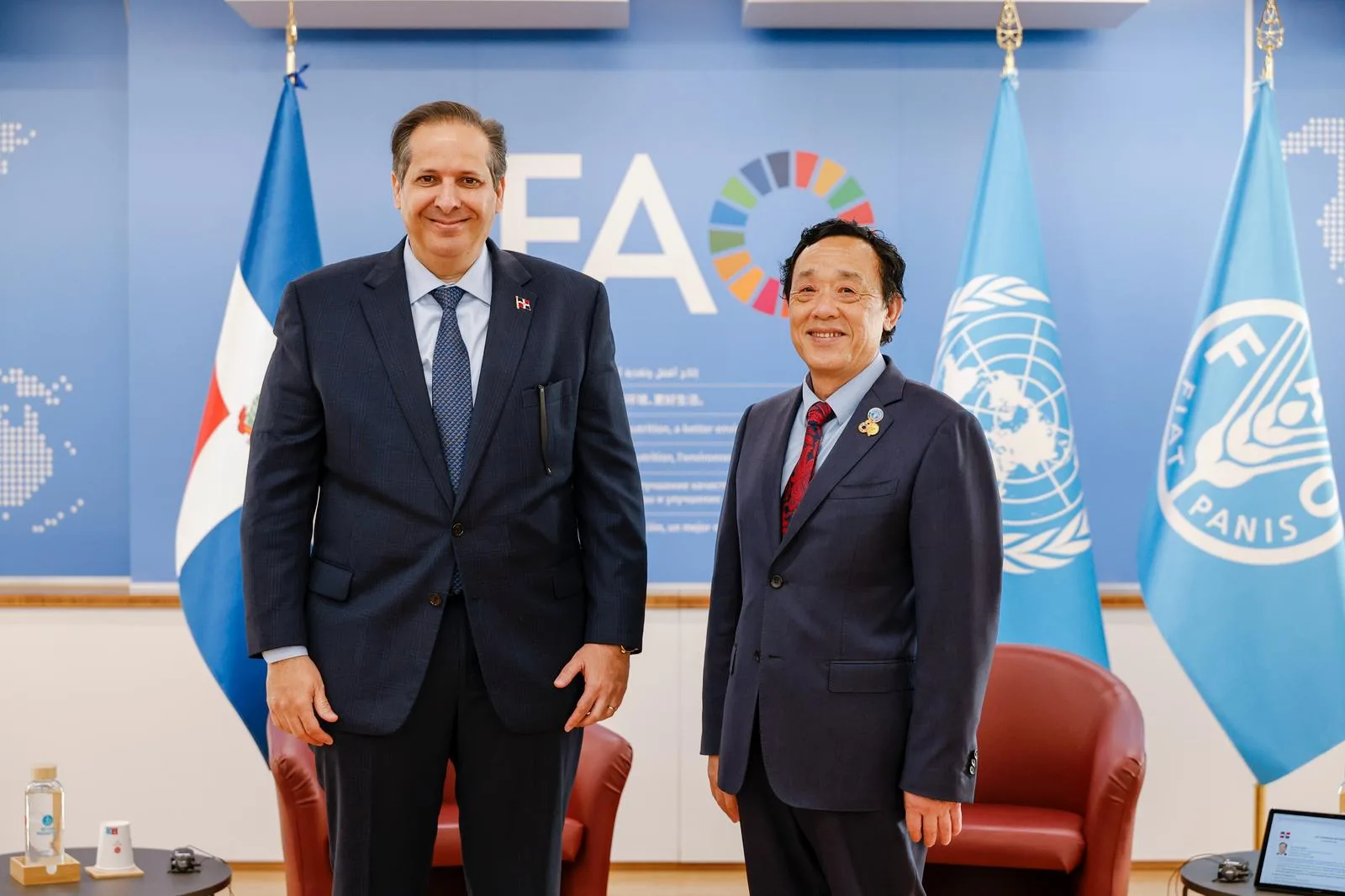 Ministro de Salud destaca avances de República Dominicana en nutrición y seguridad alimentaria durante reunión con la FAO