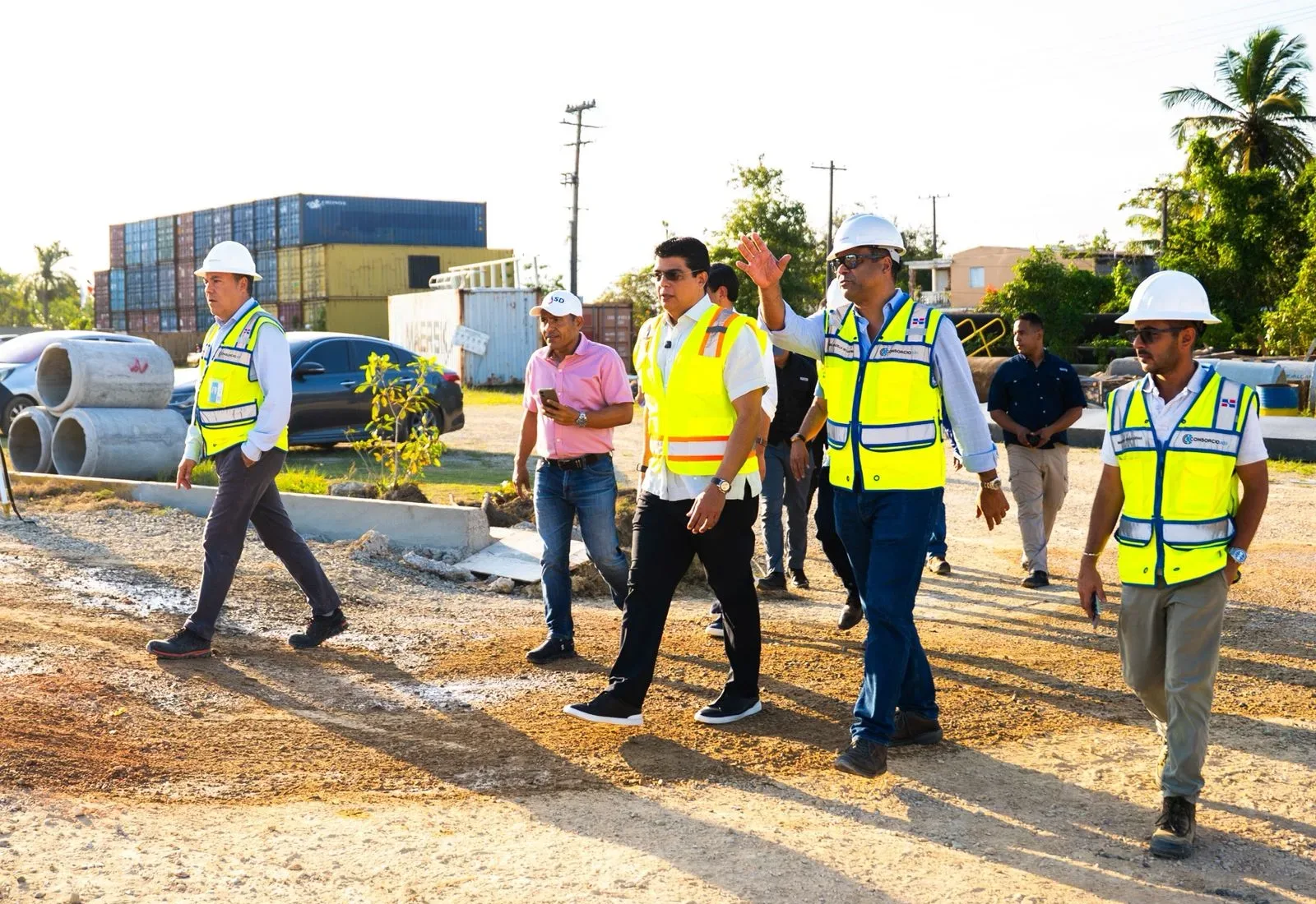 CAASD avanza trabajos en la avenida San Vicente de Paúl