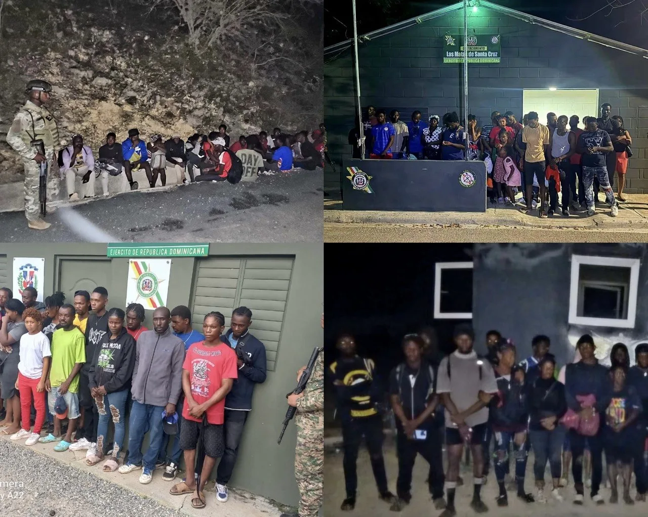Patrullas y puestos de chequeo interceptan a 72 haitianos indocumentados en Dajabón