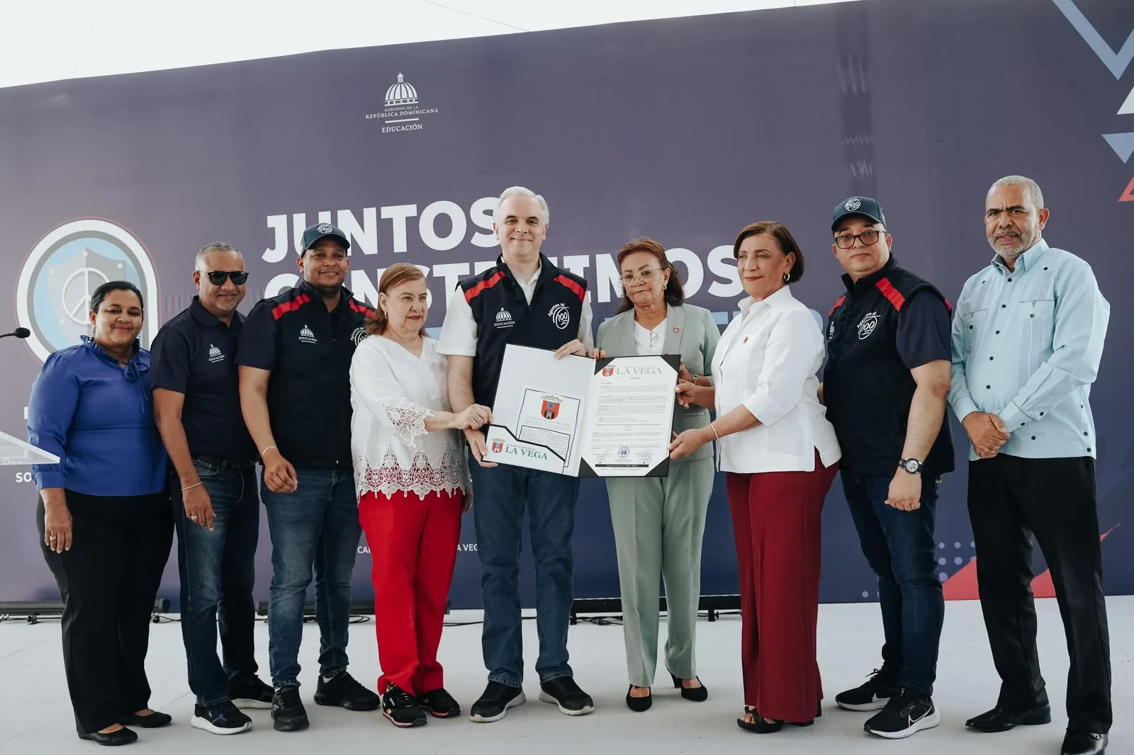 Luis Miguel De Camps lidera misión de Agentes al 100 “Escudo contra la Violencia” para promover la cultura de paz y la convivencia pacífica