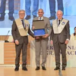 Centro Universitario CESTE de Zaragoza reconoce al presidente de la DNCD por su liderazgo institucional