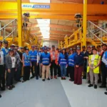 Inician el ensamblaje de trenes de Monorriel de Santiago en la fábrica de Belford en Francia