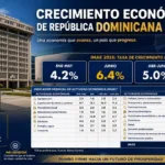Economía dominicana registra expansión de 6.4% en junio 2026