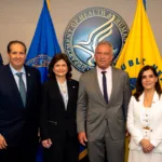 Vicepresidenta Peña y ministro Atallah fortalecen cooperación sanitaria con EE.UU. durante reunión con el secretario Robert F. Kennedy Jr.