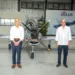 Abinader y Asfura visitan Base Aérea de San Isidro y observan ensamblaje del TS-7 Dulus