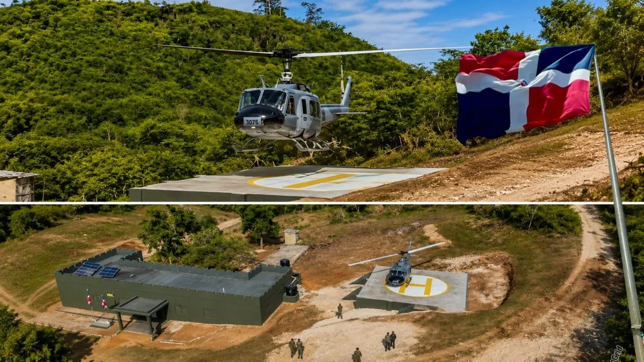 Comandante del Ejército supervisa unidades, entrega tres puestos fronterizos y pone en funcionamiento nuevo helipuerto en la Sierra de Bahoruco