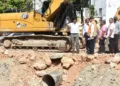 Fellito Suberví supervisa avance de trabajos en cañada Juan Valdez y Los Girasoles en el DN