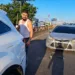 Periodista pide dar con paradero conductor provocó accidente múltiple y huyó del lugar