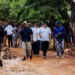 Fellito Suberví inspecciona obras en las “villas” y pide paciencia a comerciantes y residentes