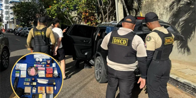 DNCD desmantela centro de acopio y distribución de drogas en el sector renacimiento; tres detenidos