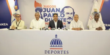 Ministro Kelvin Cruz anuncia los Juegos Juan Pablo Duarte NY 2026
