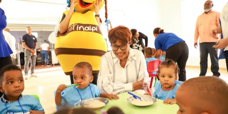 INAIPI reanuda servicios nivel nacional en acto de bienvenida a los niños y niñas encabezado por la directora ejecutiva, Josefa Castillo Rodríguez