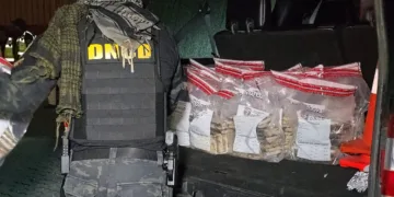 Atrapan en Caucedo 321 paquetes de presunta cocaína ocultos en el piso de un contenedor