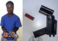 DGM detiene haitiano indocumentado con arma de fabricación casera “chilena” y cartuchos calibre 12