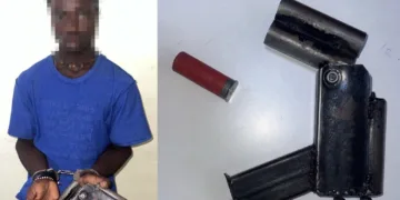 DGM detiene haitiano indocumentado con arma de fabricación casera “chilena” y cartuchos calibre 12