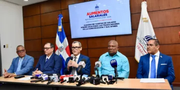 Gobierno acuerda aumento de 20 % al salario mínimo de los trabajadores de la construcción