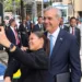 Abinader recorre a pie calles de Nueva York durante su trayecto hacia la Asamblea General de la ONU
