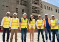 Ministro Jean Luis Rodríguez y procuradora Yeni Berenice Reynoso supervisan construcción de la Ciudad Judicial de Santo Domingo Oeste