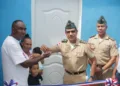 Ministro de Defensa dispone construcción y entrega de vivienda a militar retirado en la comunidad de los Guandules