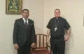 Nelson Gutiérrez gira visita a Monseñor José Amable Durán Tineo