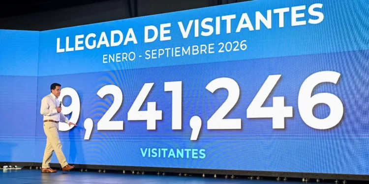 RD recibe más 9,2 millones de visitantes hasta septiembre