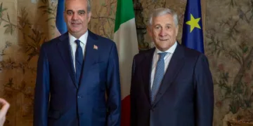 Presidente Abinader y viceprimer ministro y ministro de Asuntos Exteriores de Italia, Tajani, acuerdan fortalecer la cooperación económica, las inversiones y la seguridad entre República Dominicana e Italia