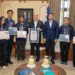 Presidente Abinader recibe en Palacio Nacional a jóvenes dominicanos que rompieron récord mundial de lectura
