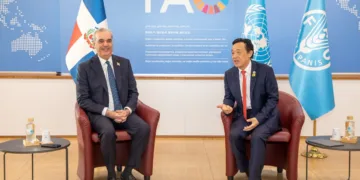 Qu Dongyu, director general de la FAO, califica al presidente Abinader como un gran líder y afirma que pasará a la historia por sus logros en materia de seguridad alimentaria y lucha contra el hambre